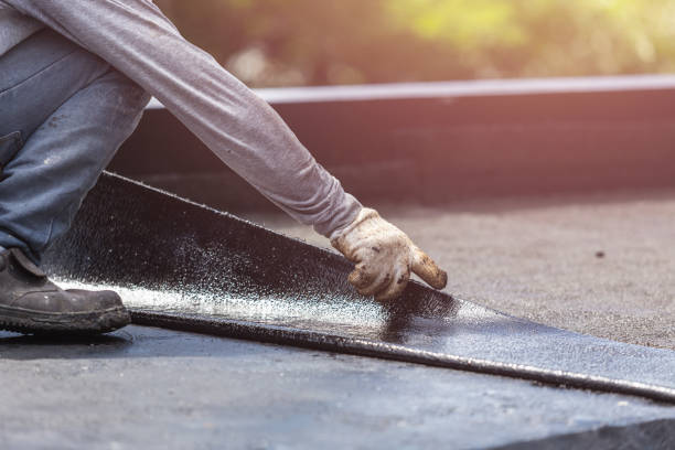 Professional Waterproofing technician working in Bluffton, SC